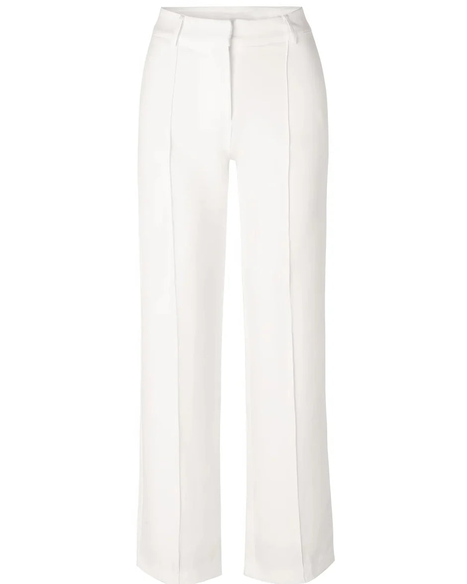 Damen Hose mit weitem Bein hoher Taille elegant und vielseitig