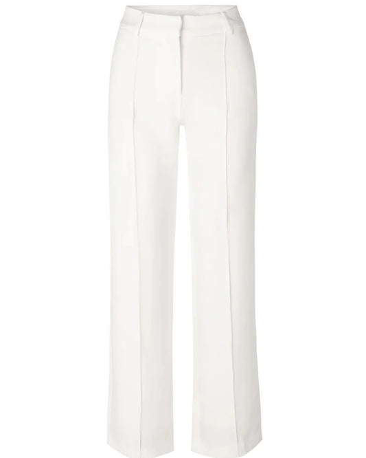 Damen Hose mit weitem Bein hoher Taille elegant und vielseitig